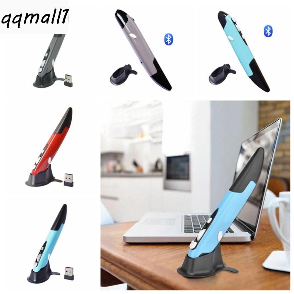 QQMALL1 Mouse De Caneta Vertical Para Apresentador De 2.4 Ghz , Óptico Sem Fio ABS Apresentadora , Ergonômico