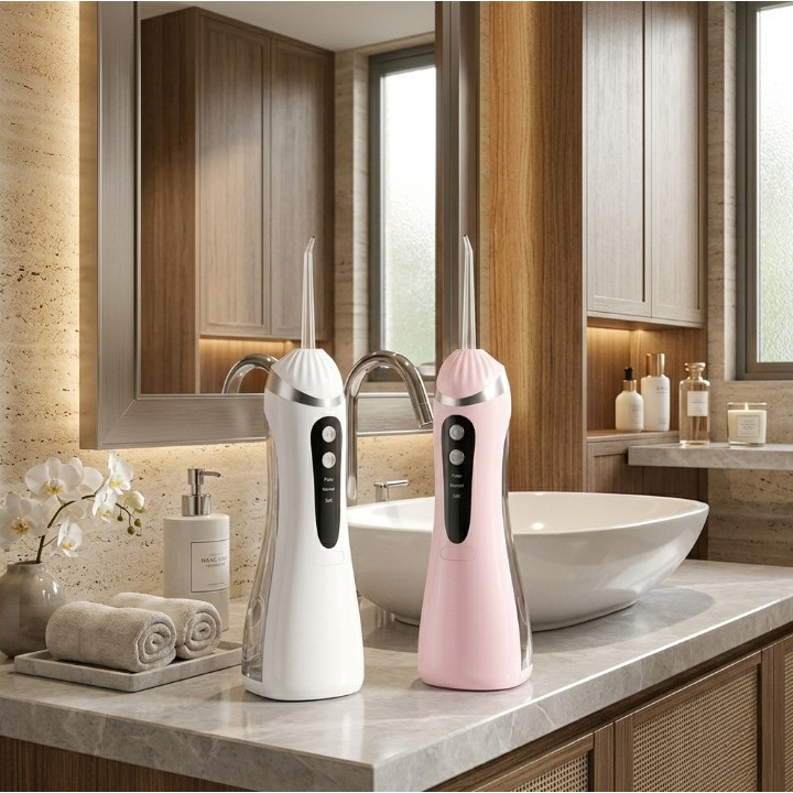 Irrigador Oral USB Recarregável 200ML 3 Modos Alta Pressão MISULI