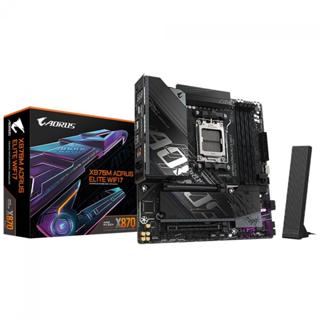 Placa Mãe Gigabyte X870M AORUS ELITE WIFI7, Chipset X870, AMD AM5, M-ATX, DDR5 em Oferta na Shopee