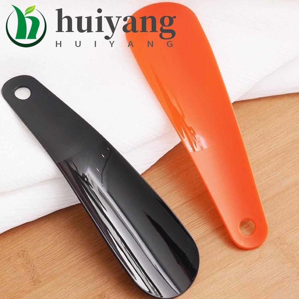 HUIYANG Calçadeira De 2 Peças , Alça Deslizante Em Forma De Colher De Plástico , Levantador De Sapato Leve Flexível De 1