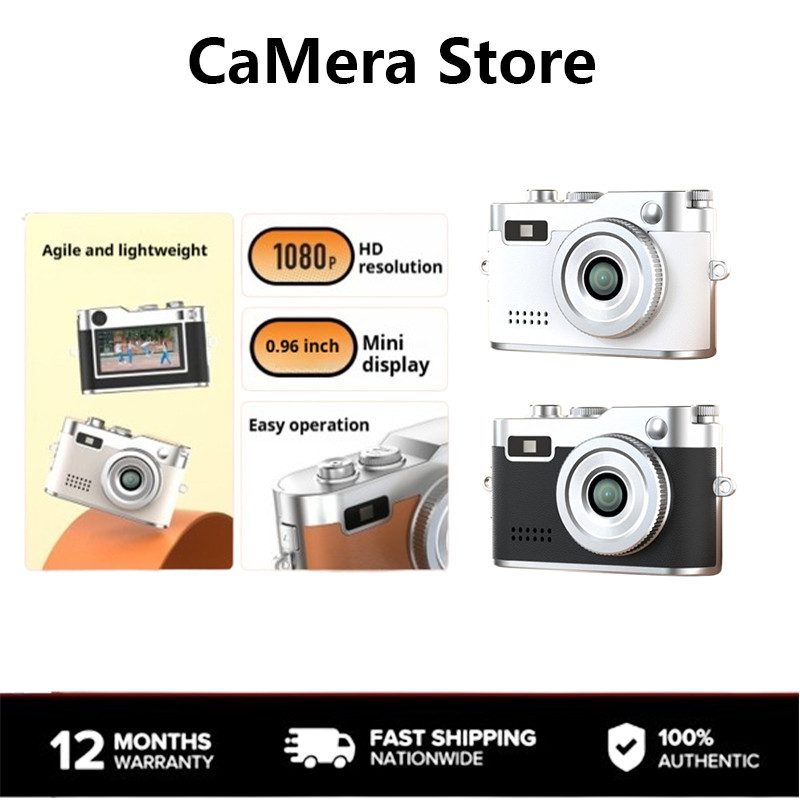 Camera Store DC26 HD Retro Mini CCD Câmera Digital Campus Vida Estudante Festa Fotografia Viagem Portátil