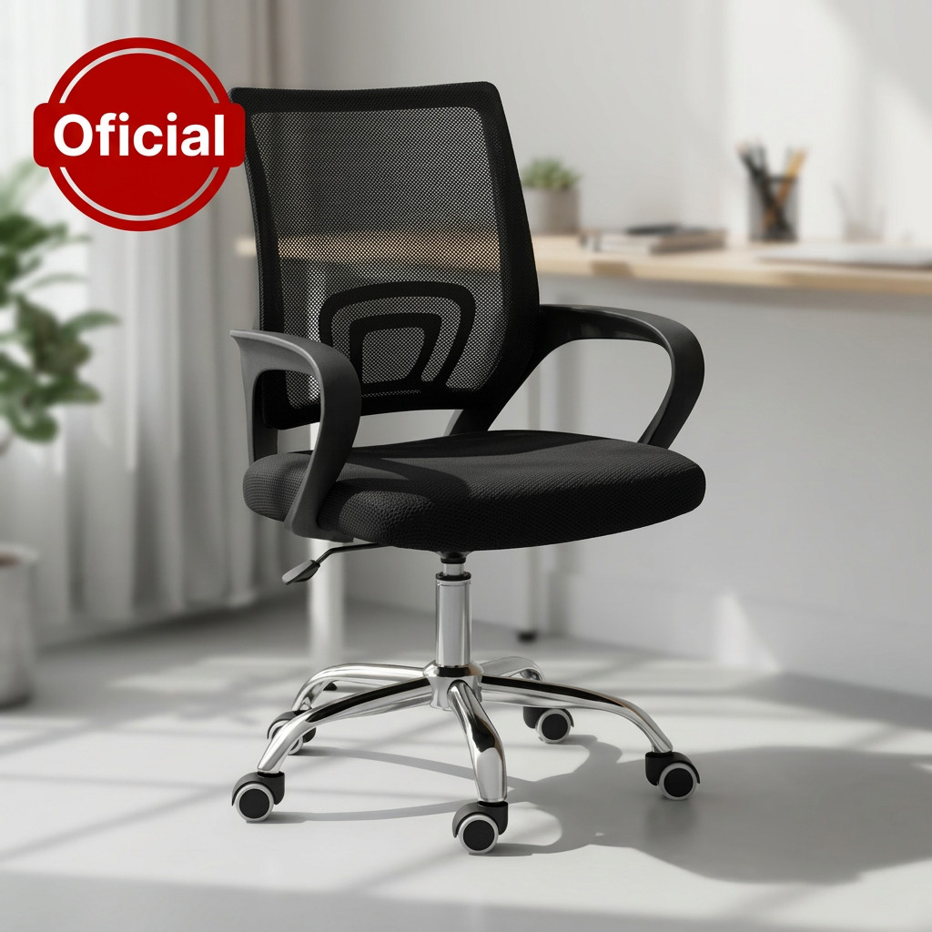 Cadeira de Escritório Ergonômica em Preto: Conforto e Estilo para Seu Home Office