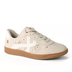 Tênis Dakota Casual com Bordados Florais Feminino D0843