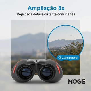 Binóculo 8x21 Profissional Portátil | Longo Alcance Compacto Observação Aves