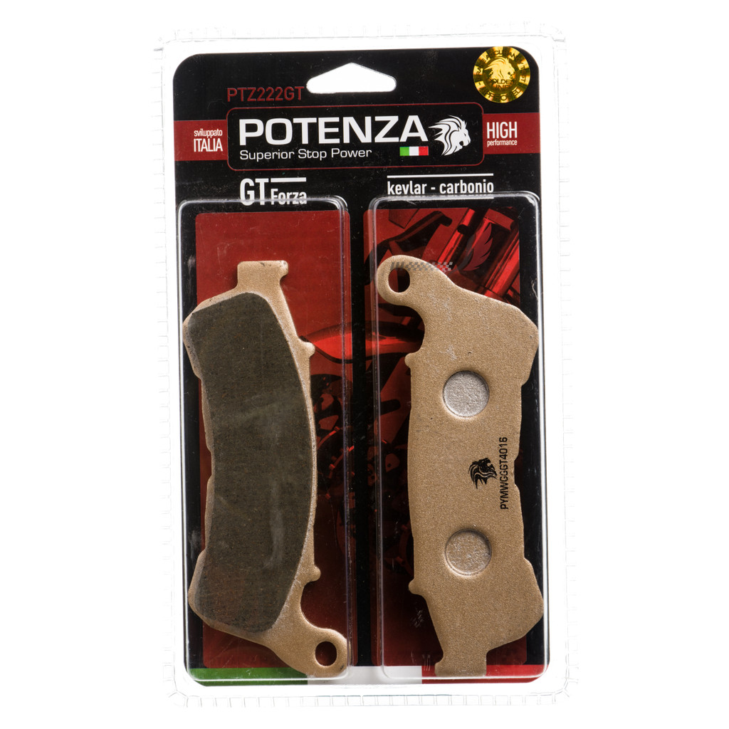 Pastilha Potenza PTZ222GT Dianteira Honda C/ ABS Hornet XRE300 CB300 NC700 Transalp CB500
