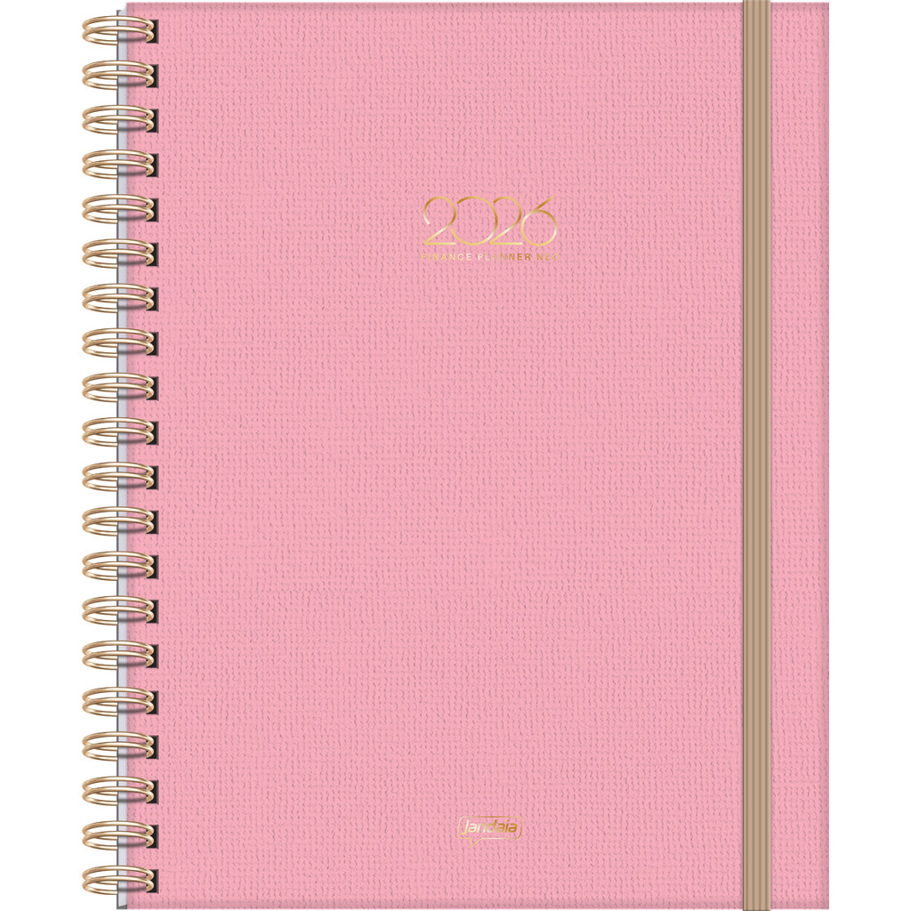 Agenda Planner Neo 2026 200x275mm Rosa Office – 1 Unidade