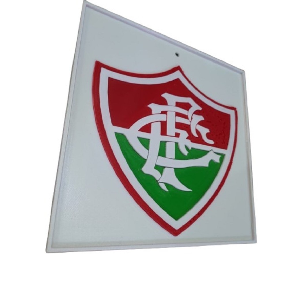 Quadro Moldura Fluminense Flusão YOUNG FLU Pequeno Defeito