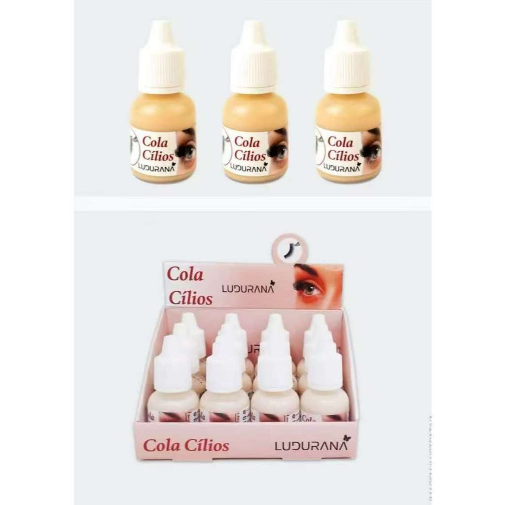 Cola para Cílios Ludurana Branca – Fixação Forte e à Prova d’Água New em Oferta na Shopee