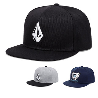 Chapéu Hip Hop Novo Estilo Diamante Bordado Simples Vento De Beisebol Moda Série Fria Botão Ajustável Aba Plana