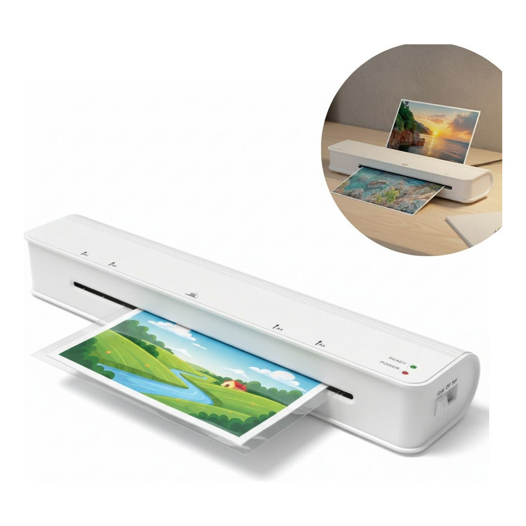 Plastificadora A3 360W 127V Branca Para Documentos Fotos Certificados Escritório Escola Casa em Oferta na Shopee