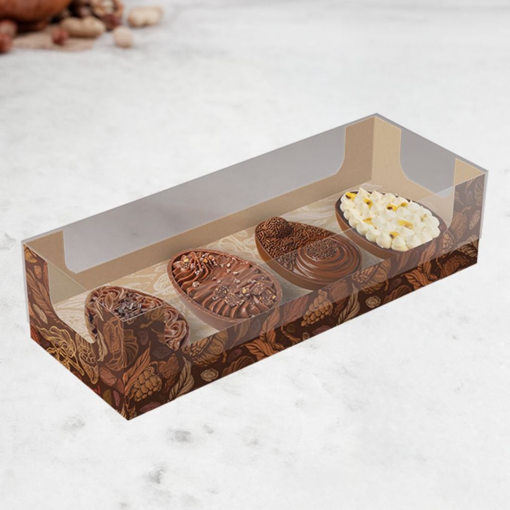 20 CAIXA 4 MINI OVOS PÁSCOA 4 X 50G - PURO CACAU 5933 ( IDEIA PÁSCOA 2026 )