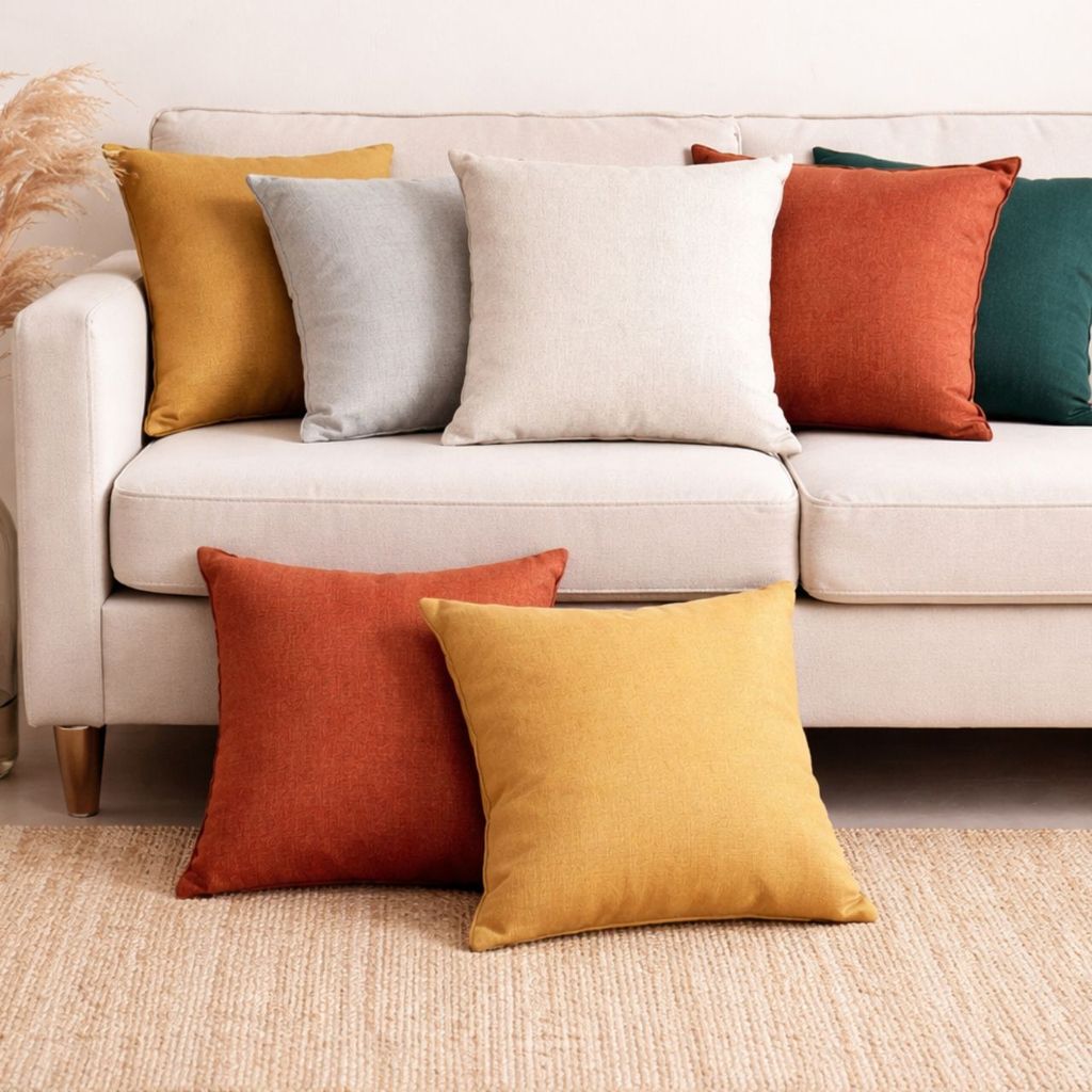 CAPA DE ALMOFADA LINHO LISA 44X44CM CORES em Oferta na Shopee