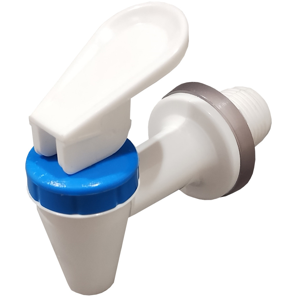 Torneira Branca e Alavanca Azul P/ Bebedouro Esmaltec Antigo