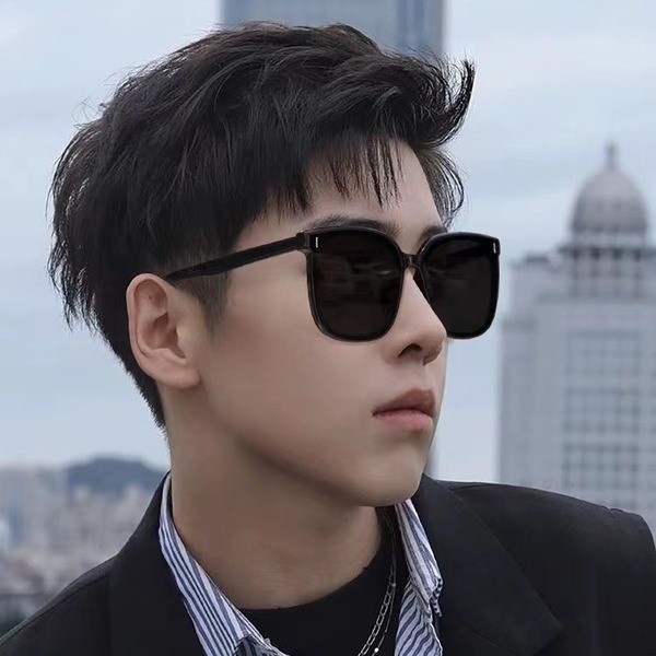 oculos de sol masculino Óculos de sol masculino rufião bonito High-End reparação guarda-sol óculos de sol gm condução pe