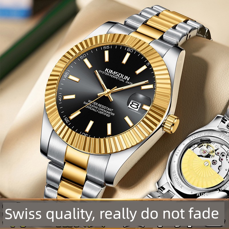 relogio masculino Importado famosa marca relógio de ouro relógio suíço masculino totalmente automático relógio mecânico