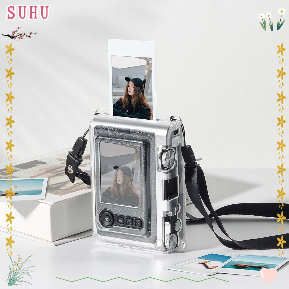 Câmera Instantânea SUHU , Transporte De Cristal À Prova De Choque , Portátil Para Fujifilm Instax Mini EVO