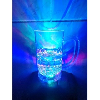 Caneca LED Cerveja com 350 ML - bebida refrigerante suco balada festa aniversário Copo