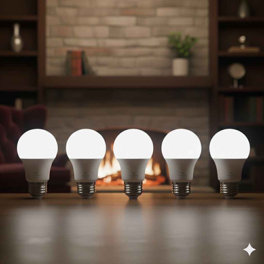 Kit 5 Unidades Lâmpada 9W / iluminação / luz de led / lâmpada de led