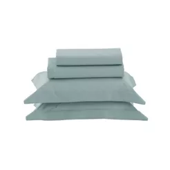 Jogo De Cama 200 Fios Vida Bela Kacyumara Verde Benit