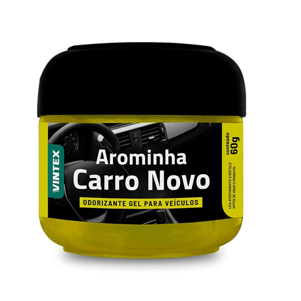 ODORIZANTE AROMINHA GEL CARRO NOVO 60G