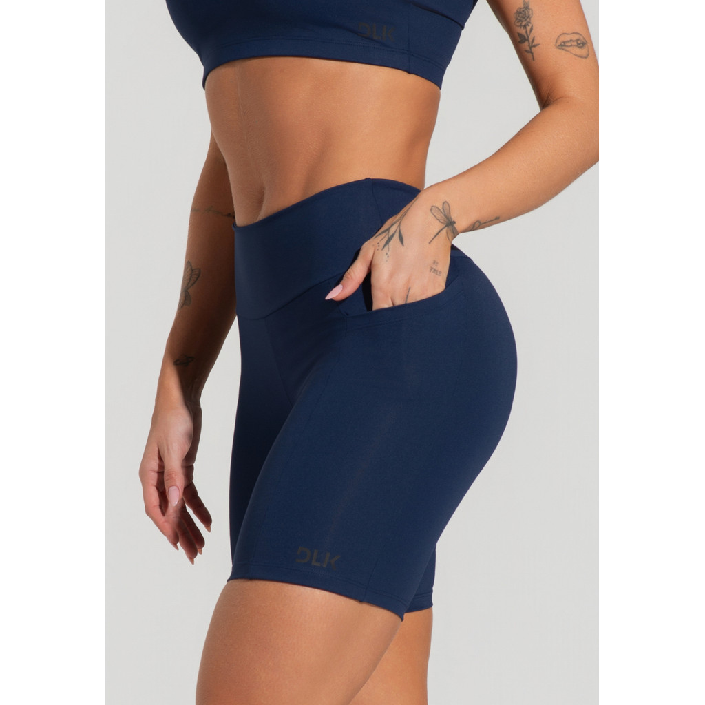 BERMUDA FITNESS FEMININA COM BOLSOS SOUL DLK