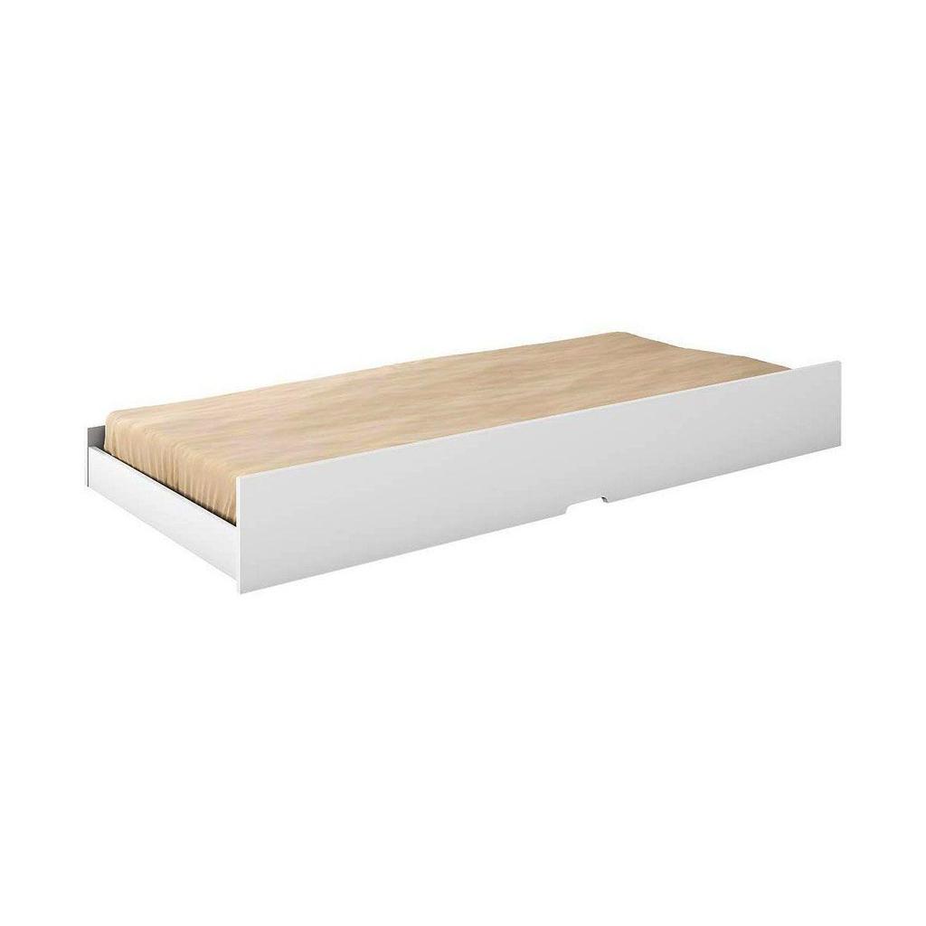 Cama Auxiliar Solteiro Premium II Branco - Conquista