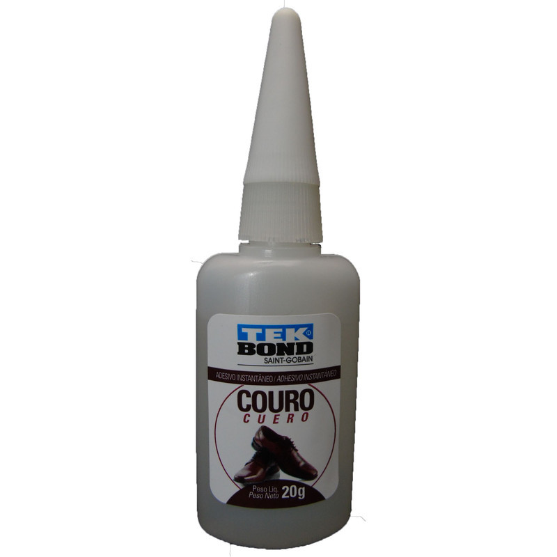 Cola Tek Couro 20g - Cola Adesivo Tek Bond Premium Instantaneo Para Couro 20g
