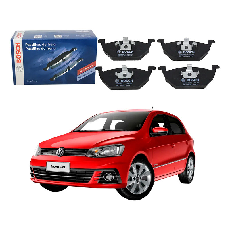 Pastilha Freio Dianteira Bosch Gol G7 1.0 1.6 2016 A 2019