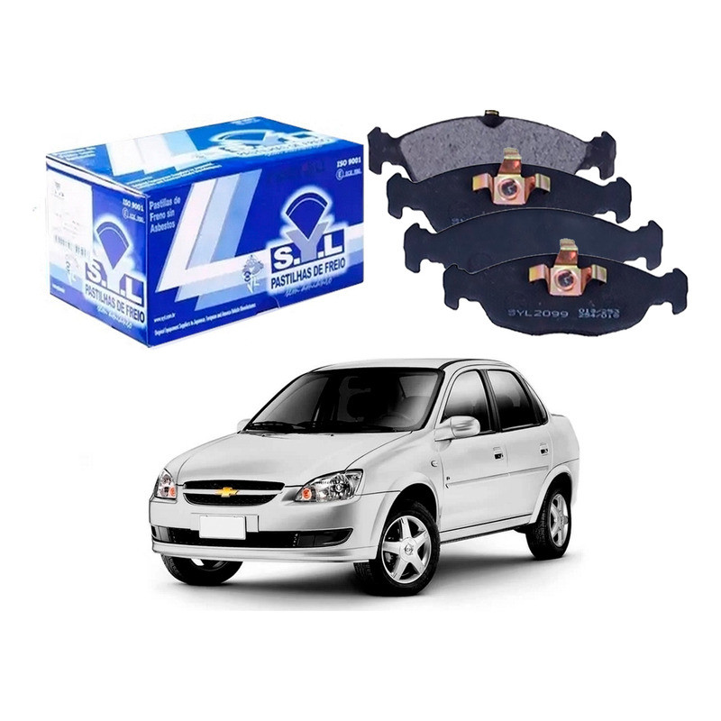 Pastilha Freio Dianteira, Corsa Classic 1.0 2010 A 2016