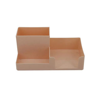 Organizador de Mesa Le Retangular Salmon Pastel Tamanho Médio 20x10,5x9cm em Oferta na Shopee