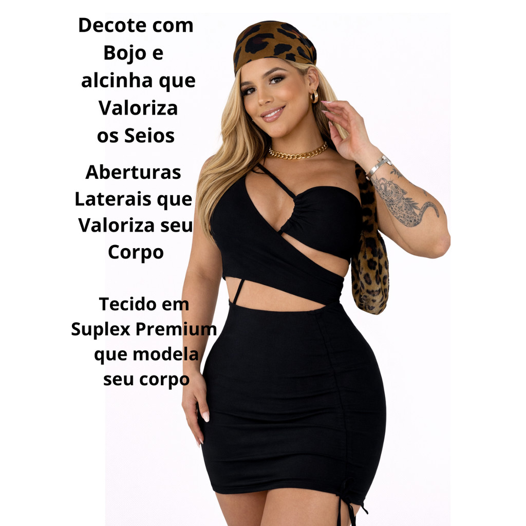 Vestido Feminino Tubinho Curto Suplex Colado Com Bojo Festa Balada Moda Verão Veste 36 ao 42 em Oferta na Shopee