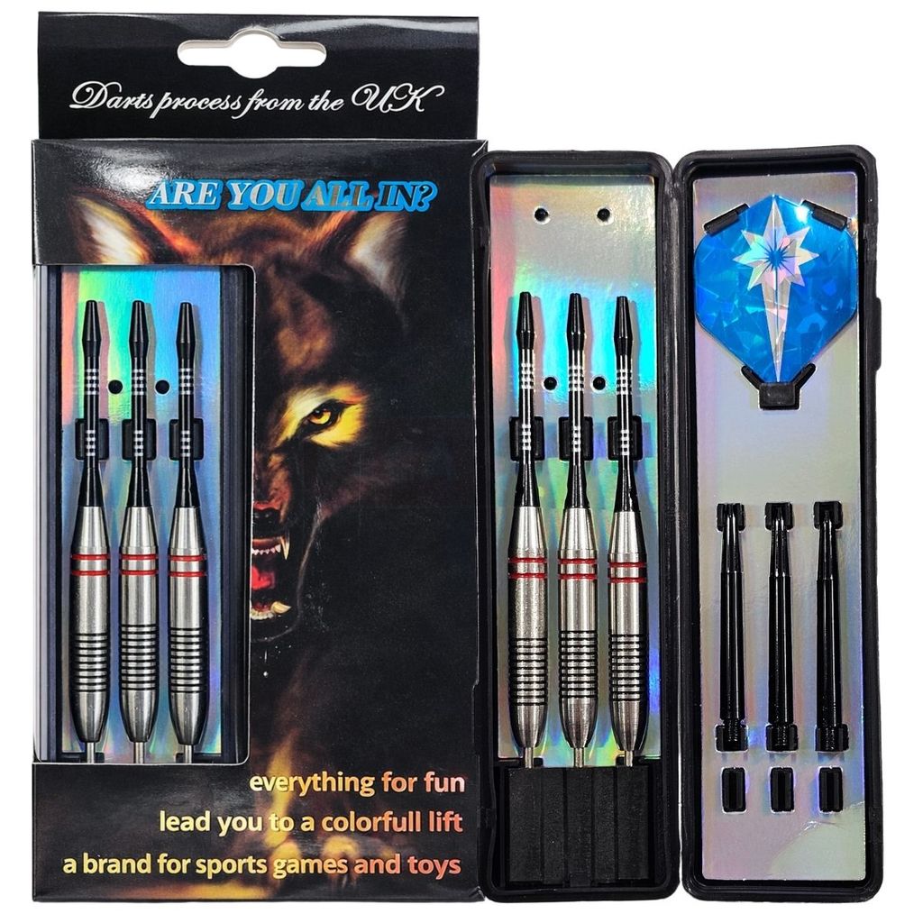 3 Dardos Profissional Ponta de Aço Inox Com Cauda Intercambiável em Oferta na Shopee
