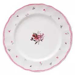 Prato Raso Wolff Florescer 27cm Rosa Cerâmica