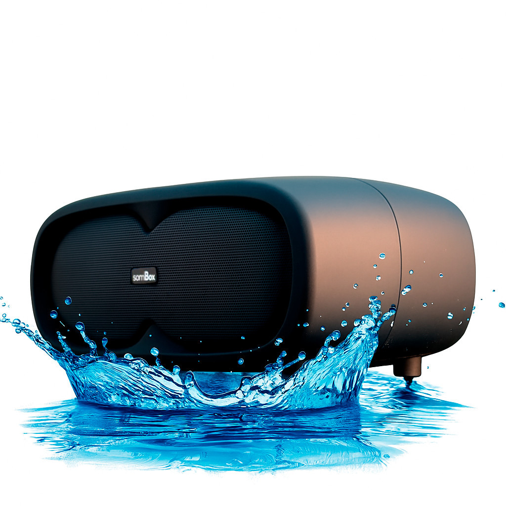 Caixa de Som Bluetooth 5.3 30W RMS com Função TWS e Som Envolvente 360°