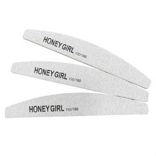 Lixas de Unha Bumerangue 100/180 Porcelana Acrigel Honey Girl if em Oferta na Shopee