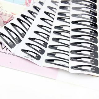 Kit Presilhas Tic Tac Pretas 120 Unidades – Grampo de Cabelo / Envio Imediato em Oferta na Shopee