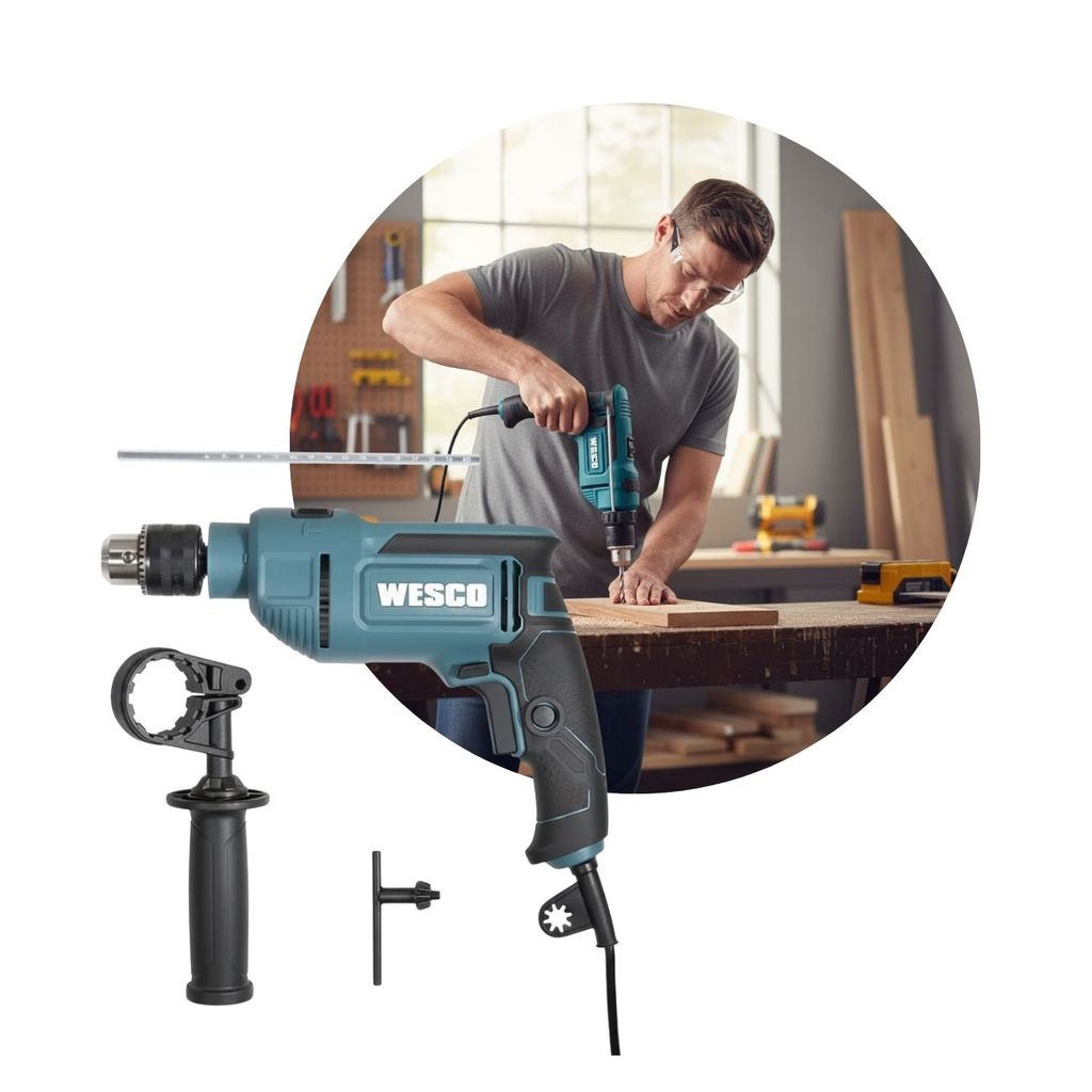 Furadeira de Impacto Reversível 13mm 800W 220V Ws3179 Wesco