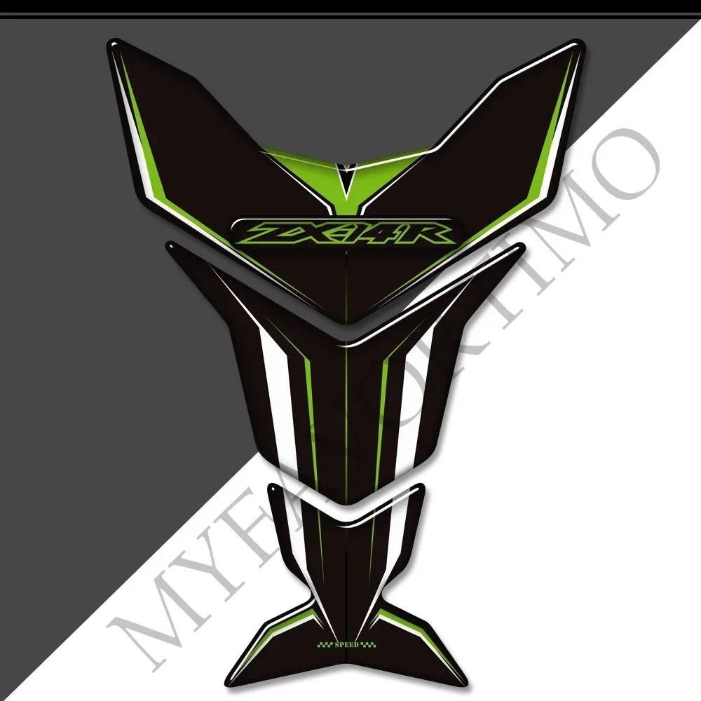 Para Kawasaki Ninja ZX-14R ZX14R 14R Almofada Do Tanque Da Motocicleta Adesivos De Óleo Emblema Logotipo Carenagem Decal