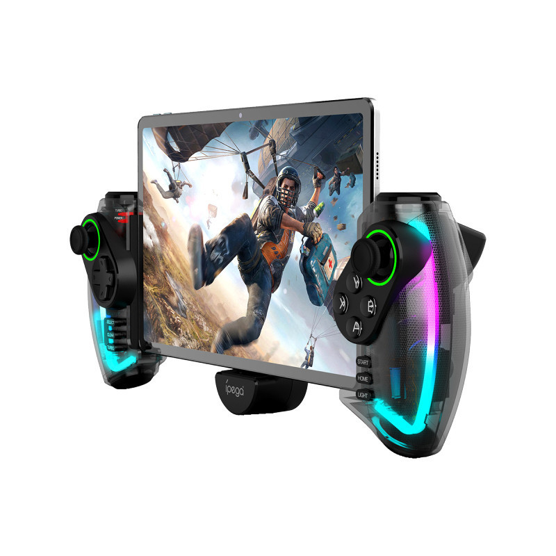 Controle Joystick Sem Fio RGB Gamer Compátivel Bateria 600mAh Ípega PG-9777S