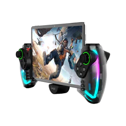 Controle Joystick Sem Fio RGB Gamer Compátivel Bateria 600mAh Ípega PG-9777S