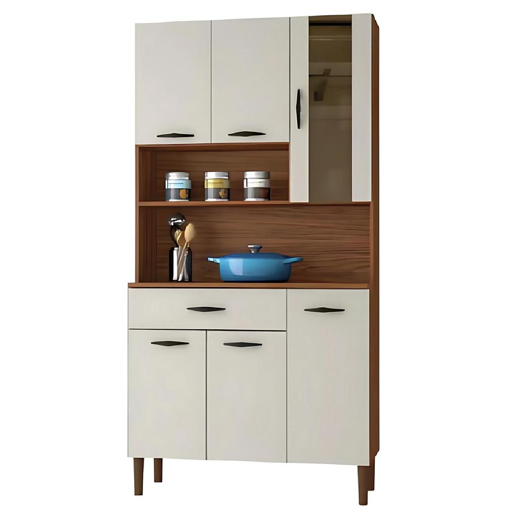 Imagem Armário De Cozinha Completa Golden Nogueira / Off White