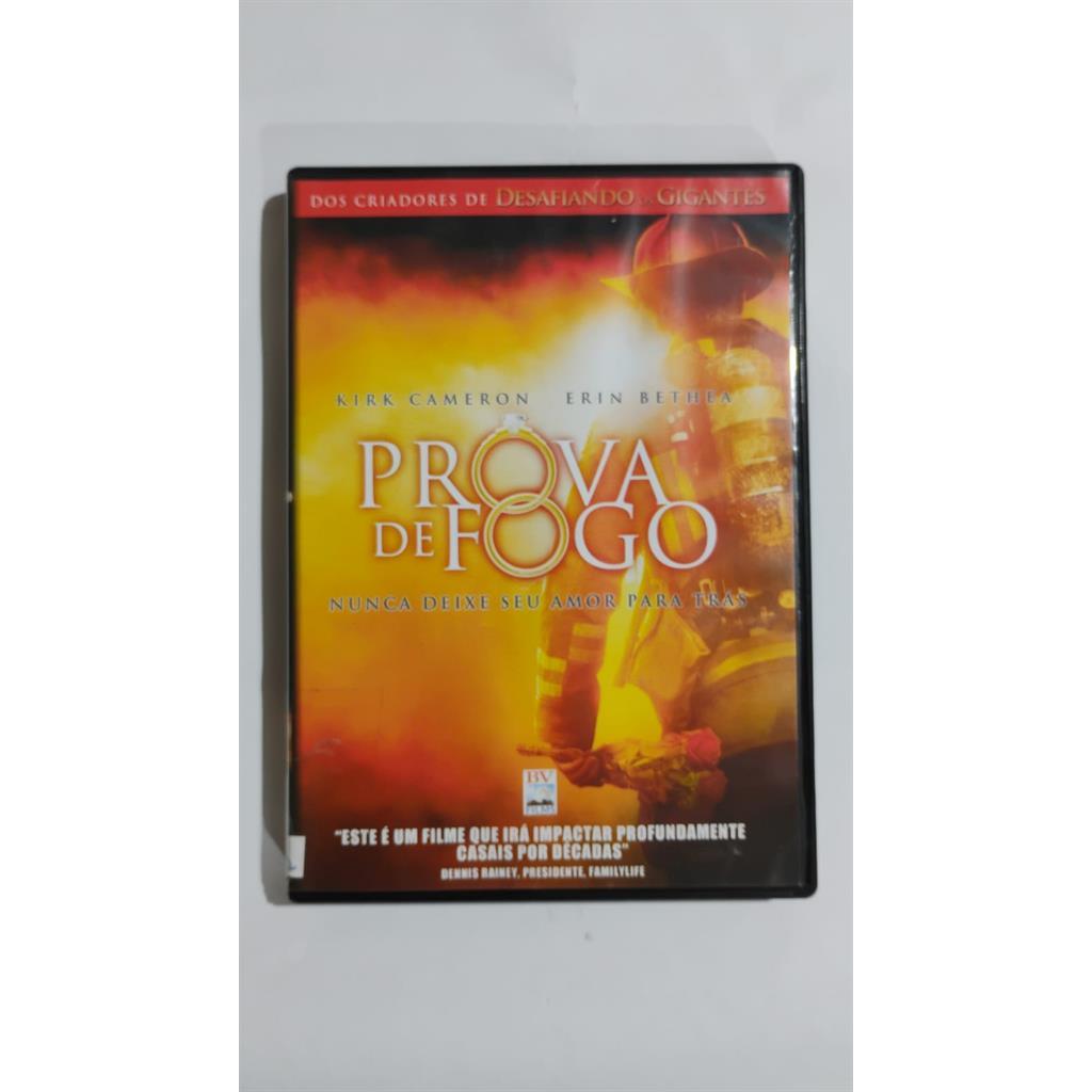 DVD PROVA DE FOGO DE FOGO editora -