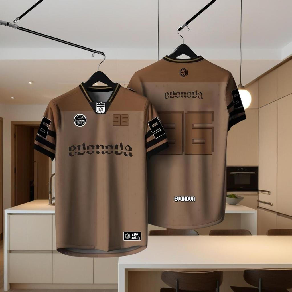 Camisa De Futebol , Tecnologia 3D , Edição Tropika , Ajuste Gratuito , Proteção UV , Absorvente De Suor , Camiseta Leve 