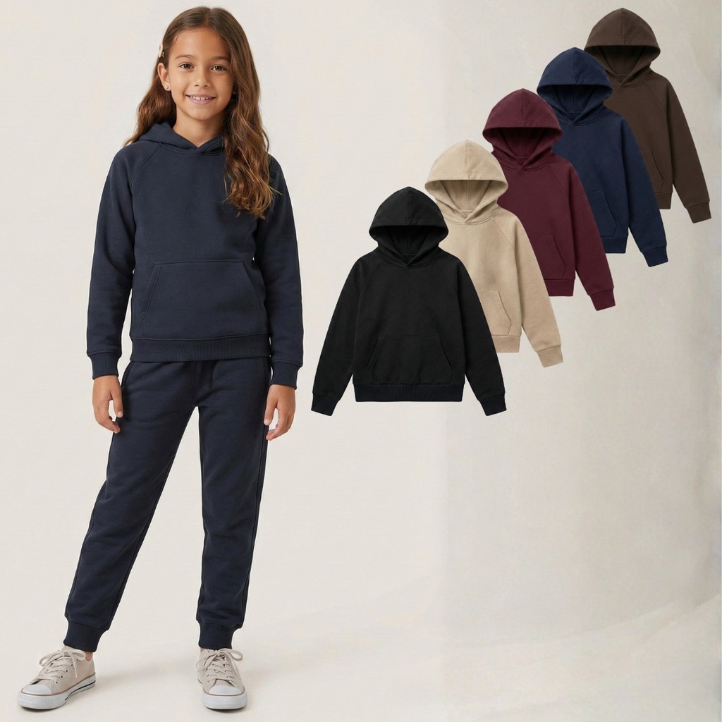 Blusa Moletom Infantil Menina Casaco Inverno Capuz Forrado Quentinho Confortável Flanelado