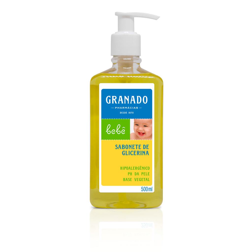 Sabonete Líquido Granado Glicerina Bebê 500ml em Oferta na Shopee