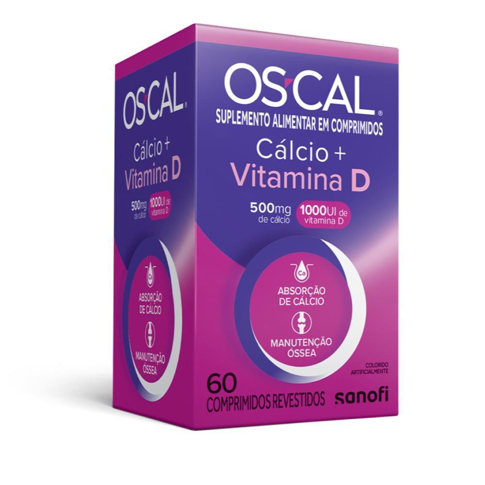 Oscal D 500Mg+1000Ui Com 60 Comprimidos Comprimidos em Oferta na Shopee