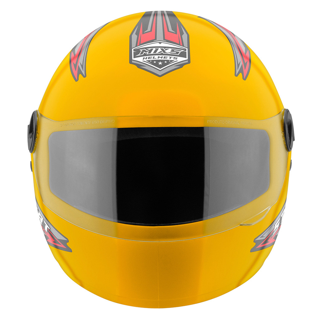 Capacete Moto Fechado Integral Masculino Feminino Mixs Start Viseira Cristal — imagem 2 de 2