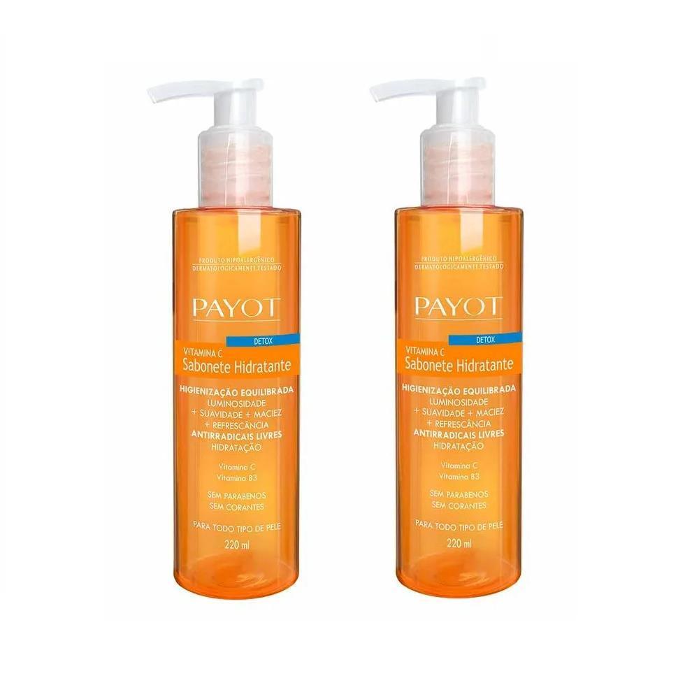 PAYOT KIT SABONETE LOCAO LIQUIDO DETOX VITAMINA C 220ML (2UN)