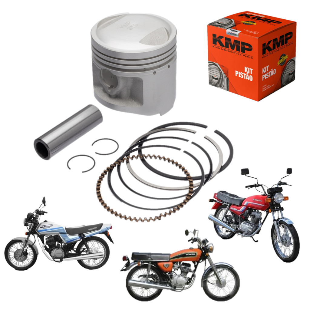 Kit Pistão Anel Cg 125 1976/1991 Std 0.25 0.50 0.75 1.00 Kmp em Oferta na Shopee