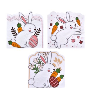 Kit 30 Guardanapo Páscoa Papel Decorativo Coelhinho Temático em Oferta na Shopee